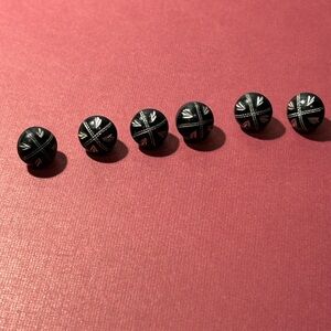 Antique Bright Cuts Metal Buttons